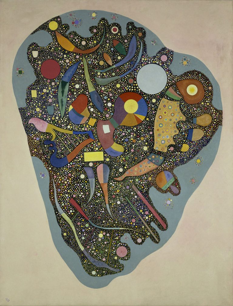 Vassily Kandinsky, Entassement réglé (Acumulación controlada), 1938. © Centre Pompidou, MNAM-CCI/Bertrand Prévost/Dist. GrandPalaisRmn