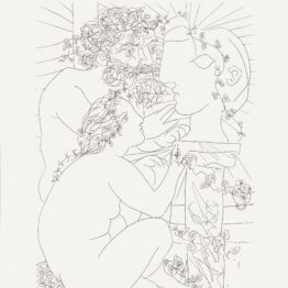 Pablo Picasso. Escultor, modelo y cabeza esculpida, 1933. Suite Vollard. Museo ICO